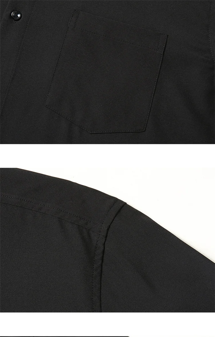 Men Waterproof Shirts 52 54 Short Sleeve Plus Size Big Shirt 10XL 9XL 12XL 50 Summer Formal White anti oil Shirt 160KG 5