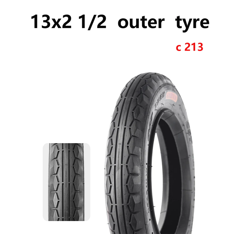 

For Construction Site Handcart Electric Vehicle Agricultural 13X2 1/2 thickened Tire Inner and Outer Accessories