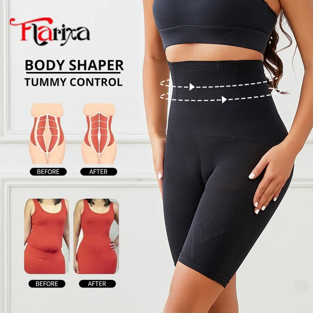Flarixa High Waist Shaper Underwear Women Seamless Tummy and Hip Lift Pants Shapewear Shorts Slimming Body Shaper Panties Faja 5