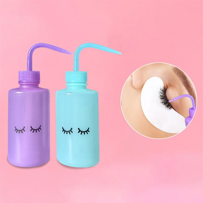 250ml Water Squirt Bottle Safety Rinse Watering Tools Plastic Squeeze Washing For Eyelash Extension Tattoo 4