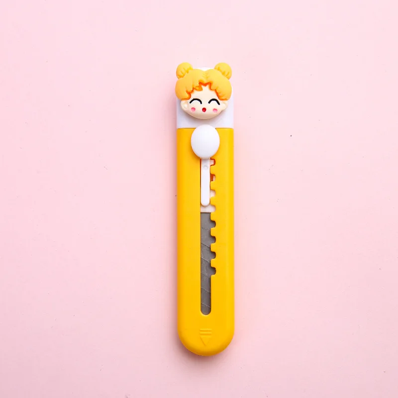 Cute Cat Paw Cloud Star Portable Utility Knife Wrapping Box Paper Envelope Cutter Pocket Letter Opener School Blade Stationery utility knife paper cutter mail opener unboxing knife pocket folding knife craft cutting knife