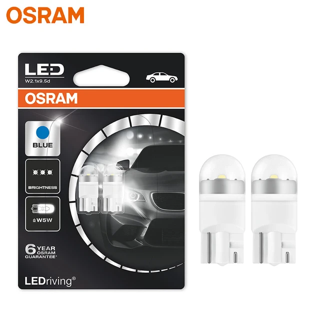 OSRAM LEDriving PREMIUM 6800K Blue T10 W5W Signal Lamps LED Interior Light  Reading Lamps Auto Bulbs