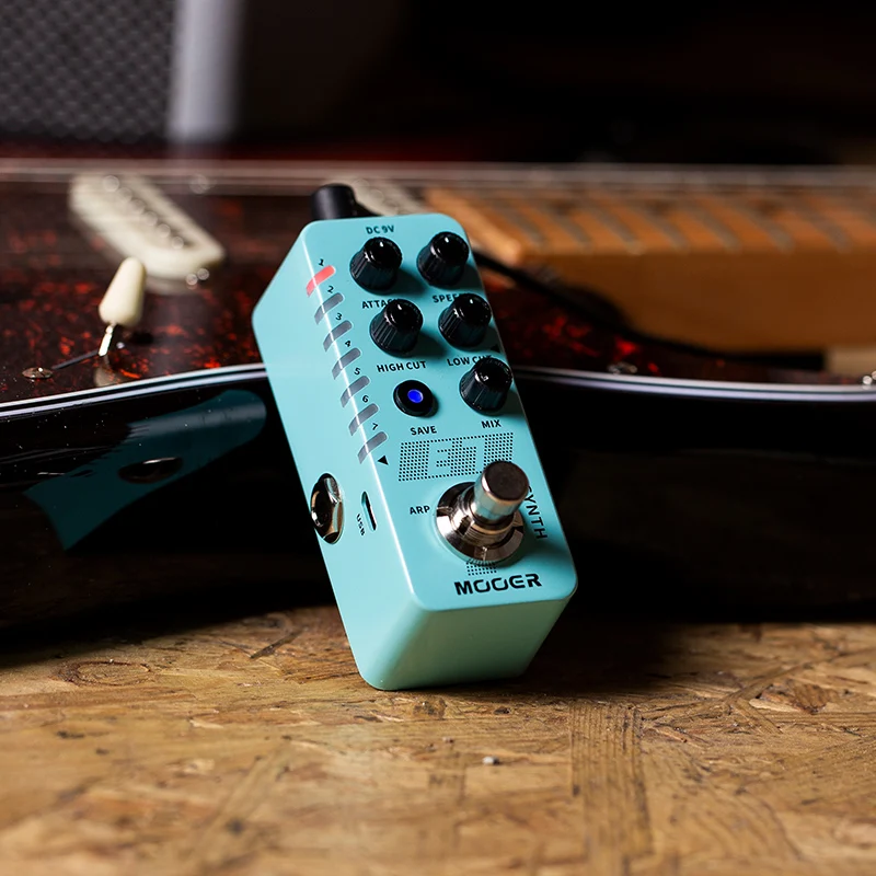 Mooer-E7音の効果ペダルを備えたシンセサイザー,7つのポリフォニック音