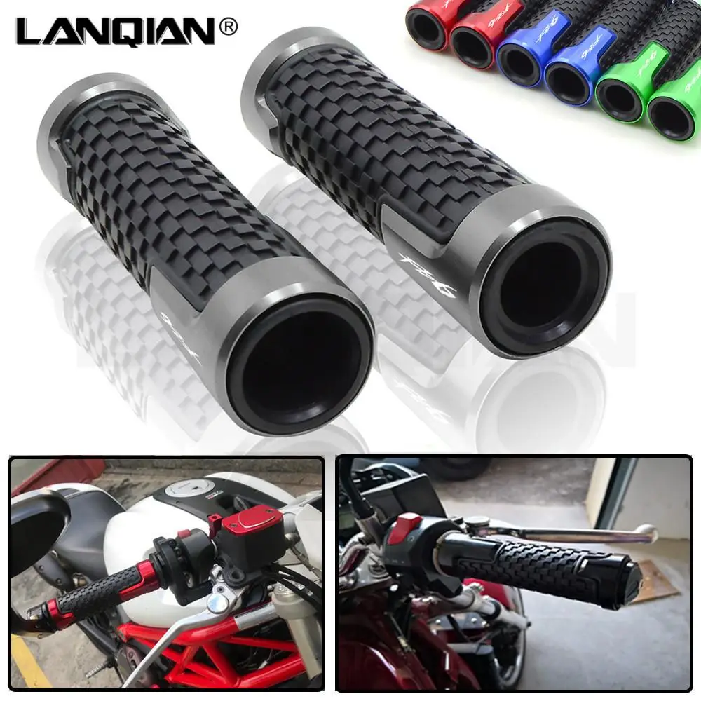 

For Yamaha FZ6 FAZER 7/8''22MM Motorcycle Handlebar Grips Hand Bar Grips FZ6 FAZER 2004 2005 2006 2007 2008 2009 2010 CNC Parts