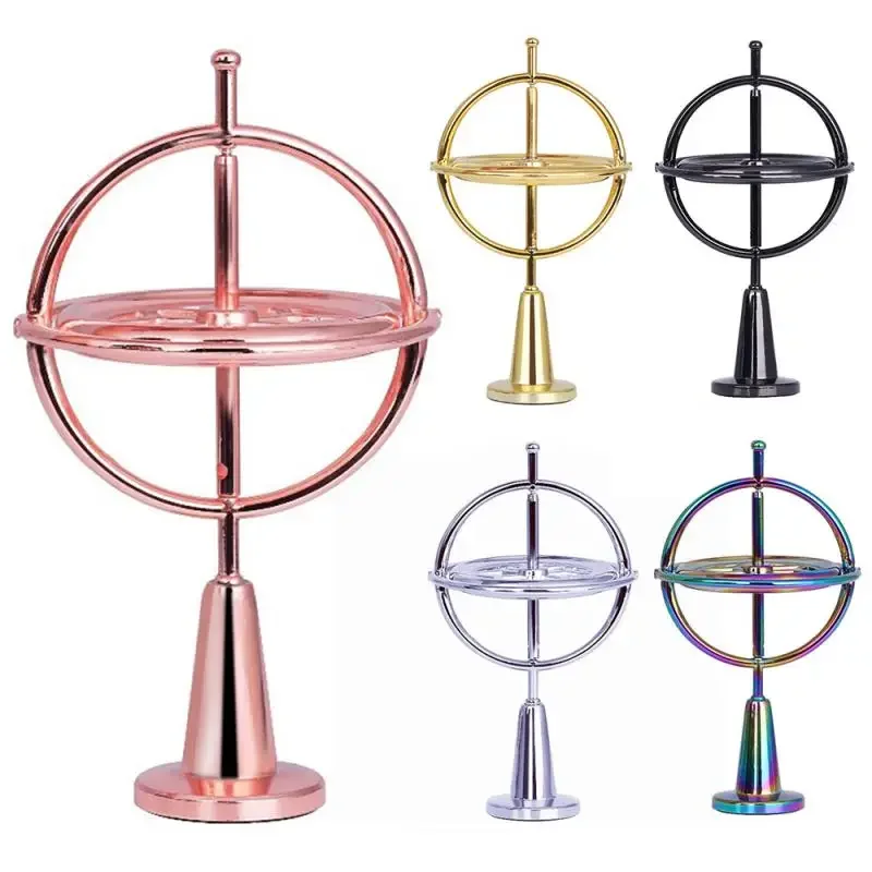 Fingertip Self-balancing Gyroscope Mini Metal Finger Gyroscope Gyro Pressure Relieve Classic Educational Toy for Children Gift