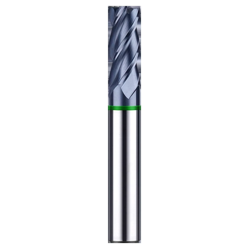 HRC70 4-Flute Tungsten Steel Carbide Milling Cutter with Nano Coating