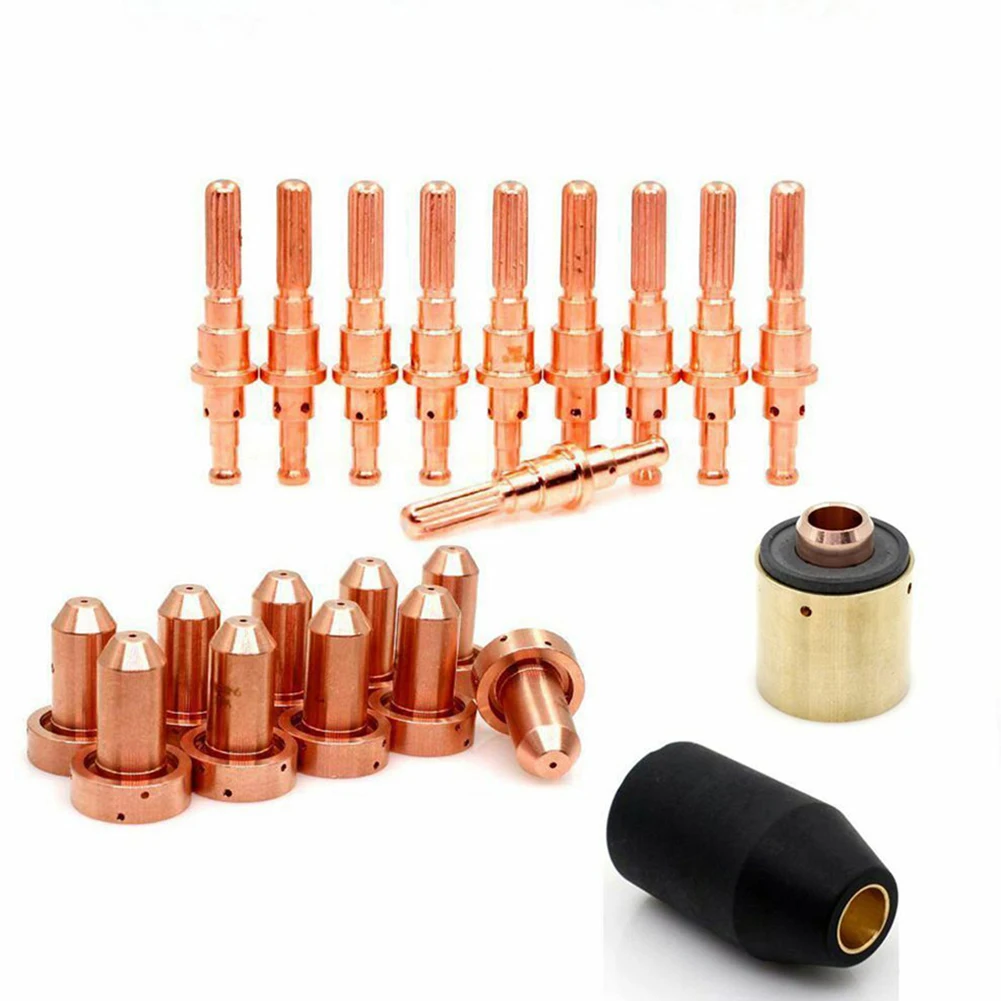 

22pc 9-8215 Plasma Torch Electrode 9-8207 Nozzle 9-8213 9-8218 Shield Cup WS For Plasma Torch Thermal Dynamics SL60 SL100