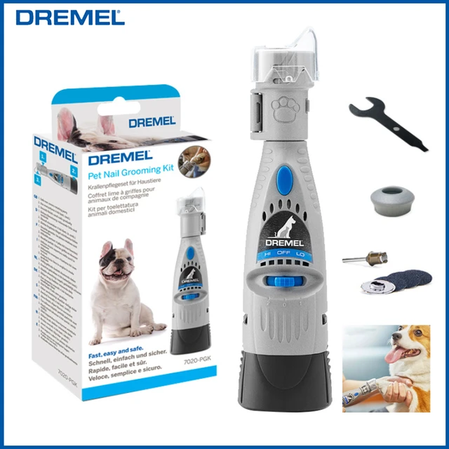 Dremel 7020-PGK Pet Nail Grinder for Dog and Cat Quiet Electric Dog Nail  File Care Set Safe Pet Nail Clippers Pet Supplies - AliExpress