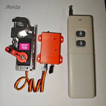 Sistema di lancio aereo per droni — Meccanismo di rilascio servoassistito ad alto carico per controllo remoto a lungo raggio e soccorso all'aperto