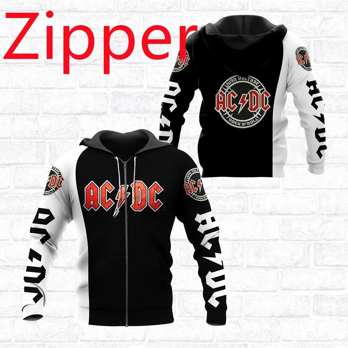 

Men's and Women's 3D Printing Retro Sweatshirt_