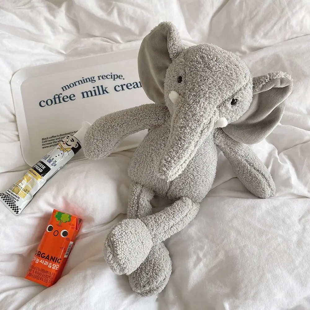 Adorable 35cm Plush Toy Panda Chick Stuffed Animal Plushies Sleeping Elephant Cartoon Animals Girl