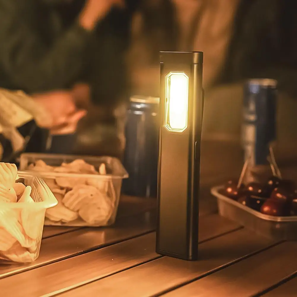 Latest LED Keychain Flashlight USB RechargeableEmergency Small Torch With Pen Clip Portable Work Light With Magnet Flashlight