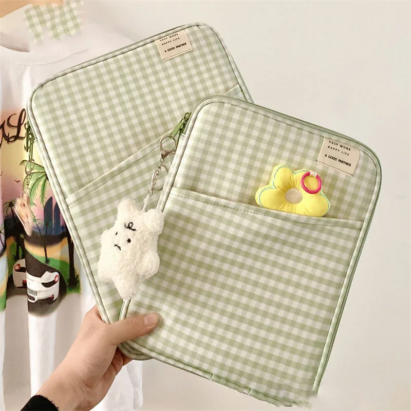 SKYSONIC Canvas Stationery Organizer Bag Pouch for Ipad PRO11 Macbook13 14 Inch Laptop Tablet PC Bag Ofiice Orgnizer Holder stationery organizer,stationery storage box