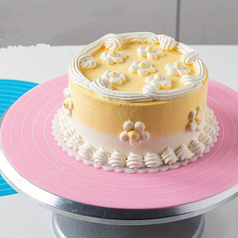 Silicone Baking Mat with Measurement Scale Non-Stick Heat Resistant Up To 480°F Ideal for Baking Bread Pastries Dough Kneading