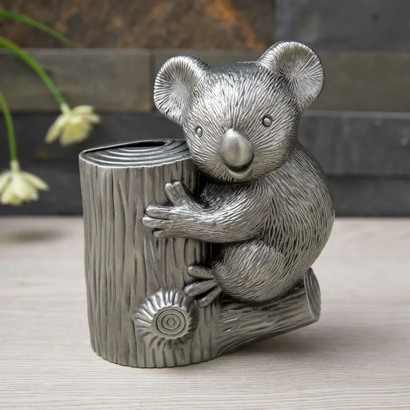 Creative Metal Coin Bank Cartoon Koala Bank Savings Money Box Saving Pot for Kid Boy Girl 4