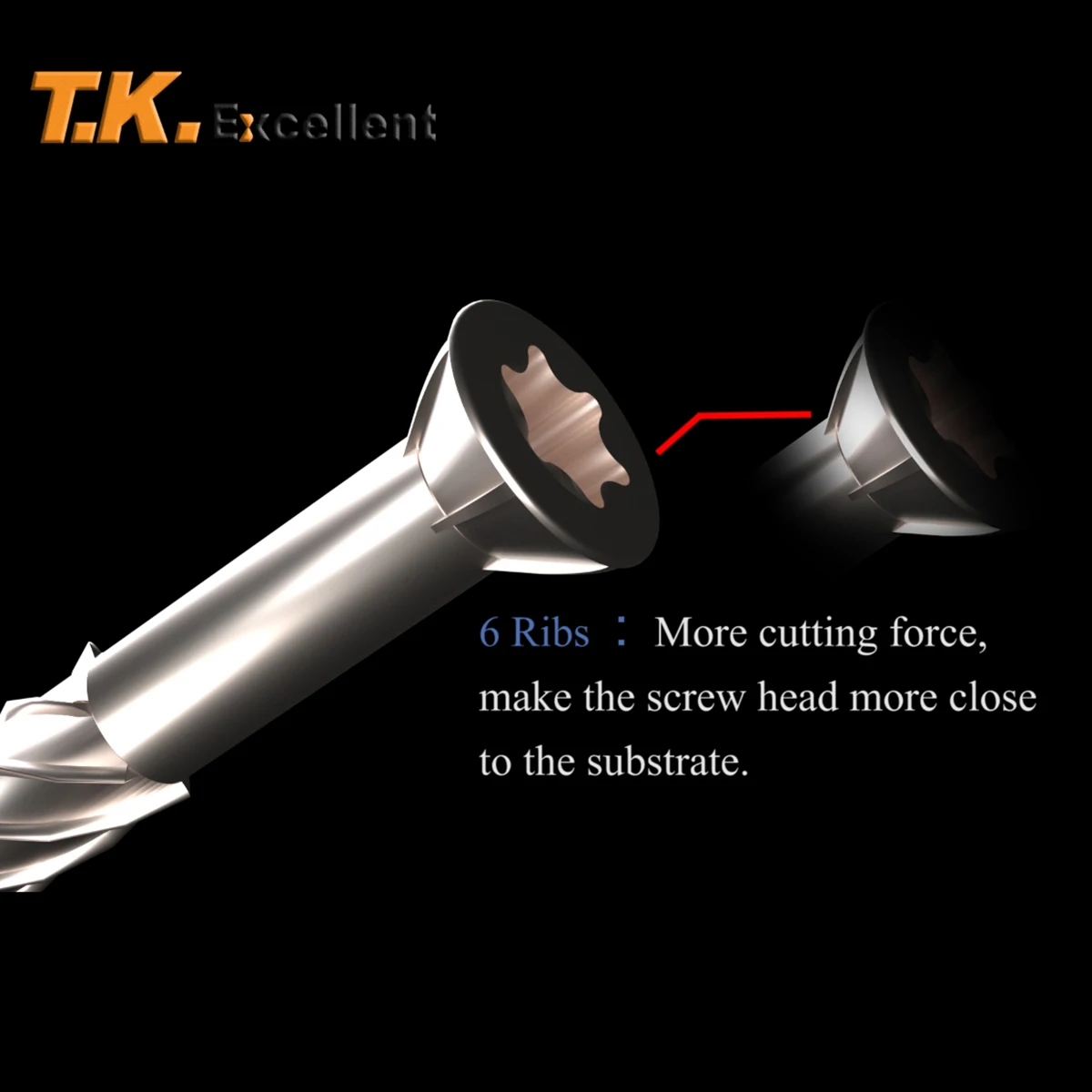 Stainless Steel Self-Tapping Screws Kit High Strength Wood Flat Head T25 Torx Drive Deck