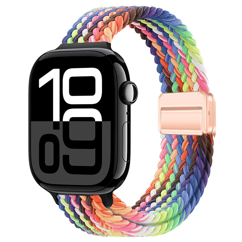 Compact Nylon Elastic Braided Bracelet