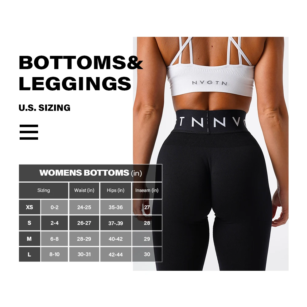 Nvgtn-Leggings esportivos sem costura para mulheres, calças justas de  spandex, fitness, elástico, respirável, levantamento de quadril, lazer,  esportes, corrida - AliExpress