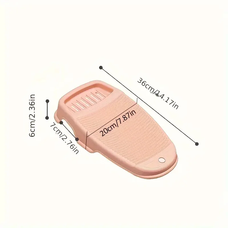 Compact & Sturdy Handwashing Washboard-Non-Slip, with Soap Storage, Ideal for Delicates and Small Items