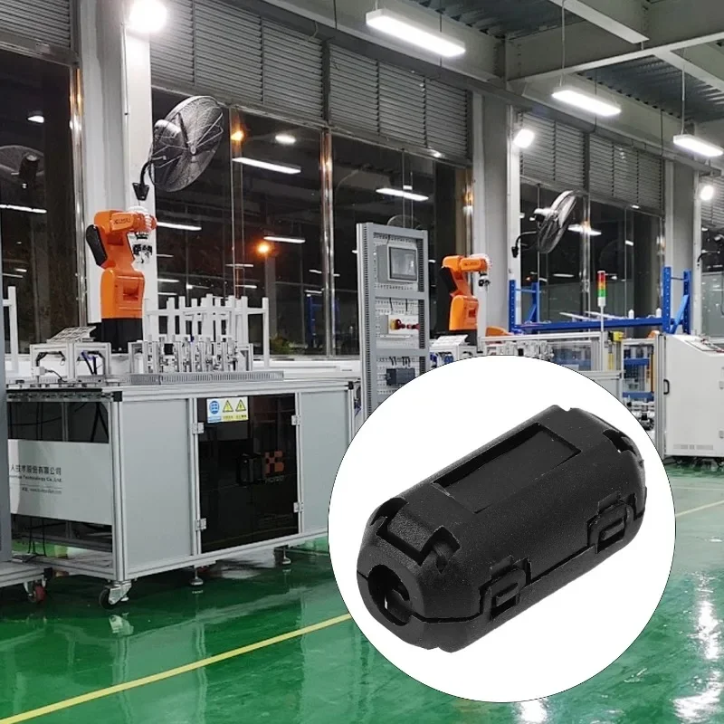 Noise Filter Magnetic Clips Radio Cable Wire Clip Toroidal Ferrite Core Clamp Soft Magnetic Suppressor Powerline Power Cord cable clip cable clamp cable filter cable noise suppressor