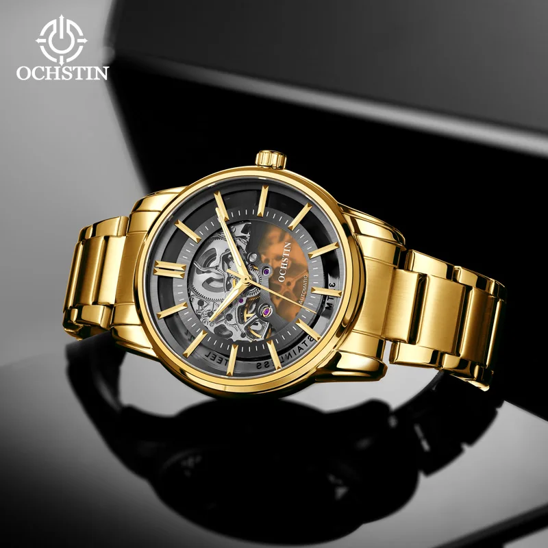 OCHSTIN Master Series New 2024 Sport Street Skeleton Mechanical Movement Waterproof Watch Men's Mechanical Watches