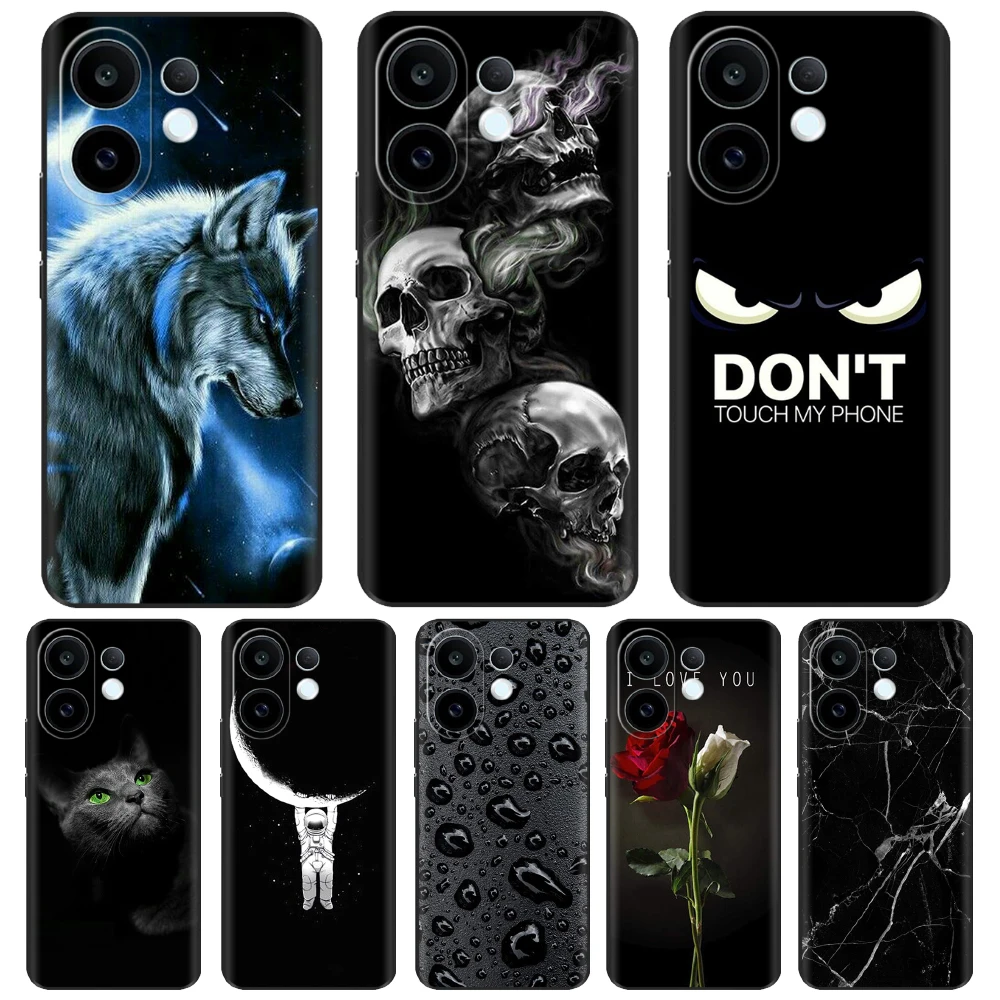 Cute Funny Shockproof Silicon Soft TPU Phone Cover - Protective s