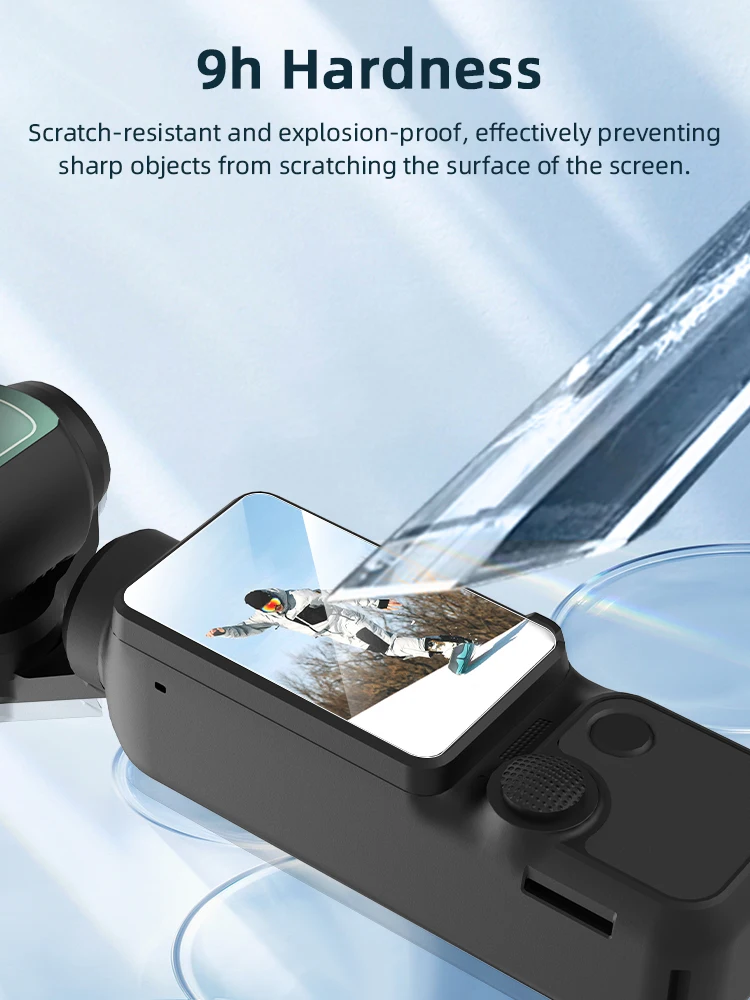 Easy installation Tempered Glass Screen Protector for DJI Osmo Pocket 3 Anti-Scratch 9H Hardness Protective Film Accessories 5