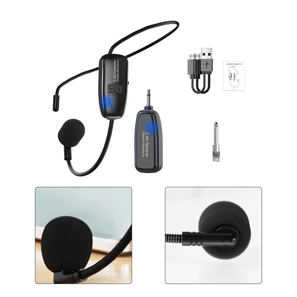 

DC3.5V-5.5V UHF беспроводная гарнитура микрофон портативный микрофон голосовые усилители для сцены 17*4*4 см Запчасти для электроинструмента