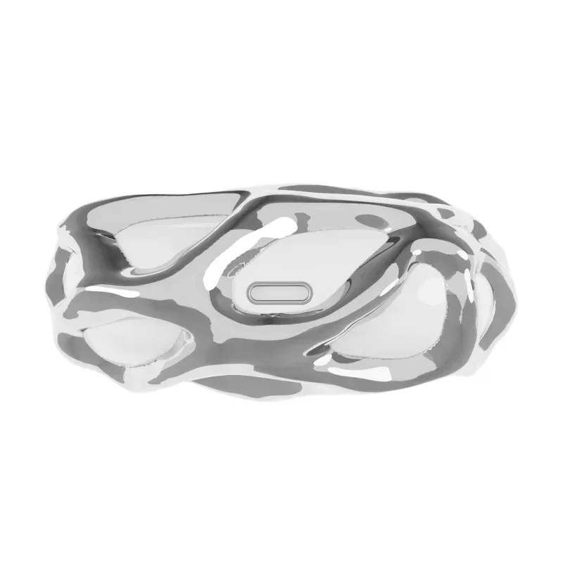 Airpods Pro Case com Design Openwork Original Liquid Mercury Cool Capa Protetora Fone de Ouvido Acessórios Y2k Decoração Presente - Image 4