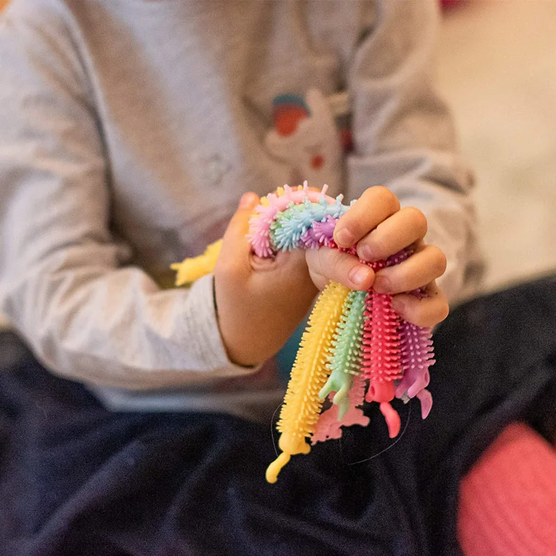 5Pcs Kawaii Stretchy String Fidgets Sensory Toys Funny Gift Ideas For Kids Party Favors Juguetes Divertidos Para Niños 4