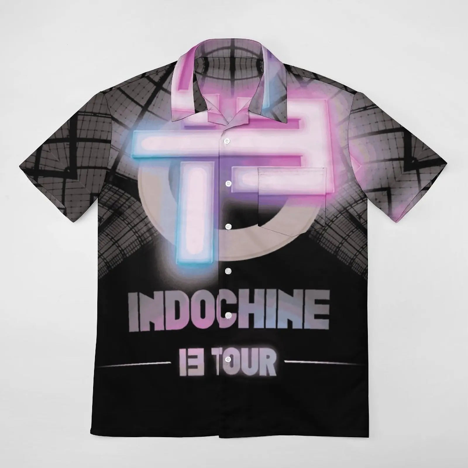 

Graphic Indo Chine Popular Band Rock Indochine A Short Sleeved Shirt Tshirt Coordinates Home High Grade USA Size