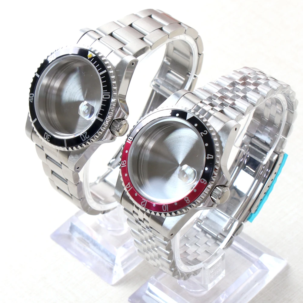 39.5MM Vintage Case Sapphire Glass NH35 Watch Accessories For