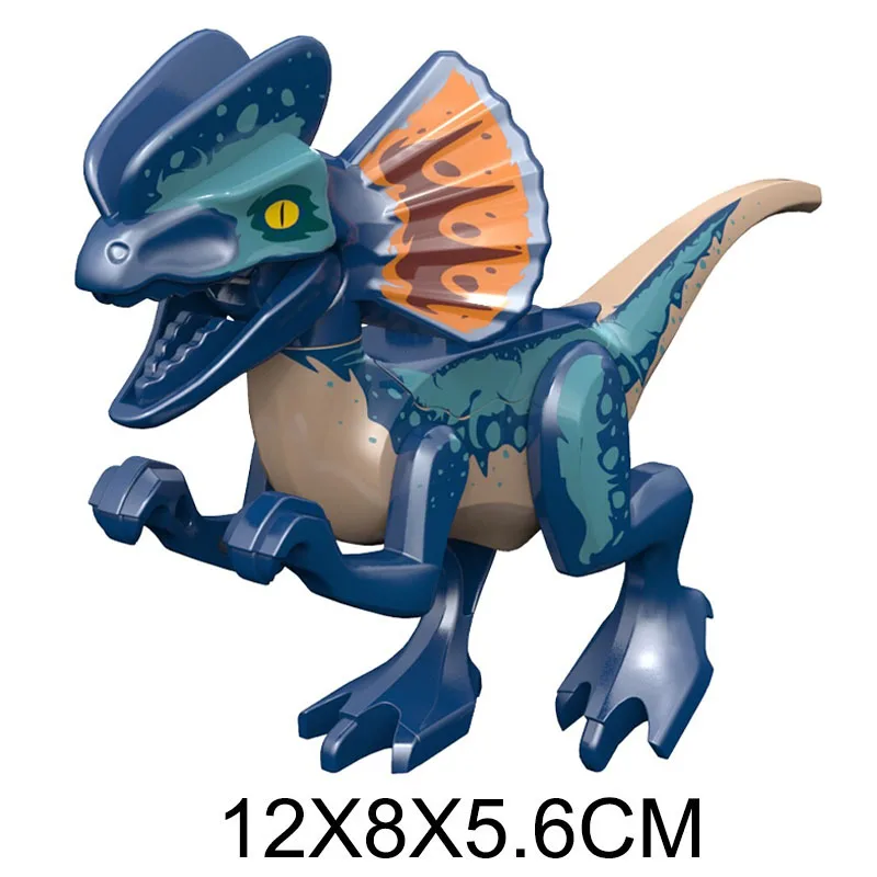Jurassic Park World Dinosaurs Gyrosphere Velociraptor Raptor Blue Charlie Echo Owen Claire Model Blocks Figure Toys For Children 4