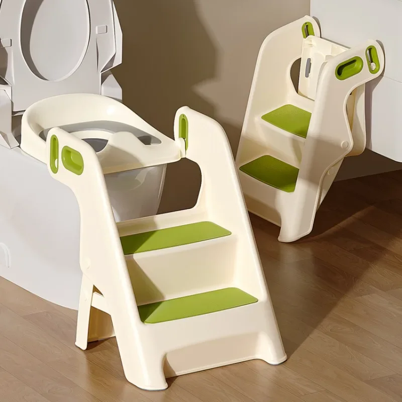 Toilet Ladder Children Toilet Seat, Folding Learning Tower Stepped Baby Potty Seat, Child Foot Stool Potty Training Seat