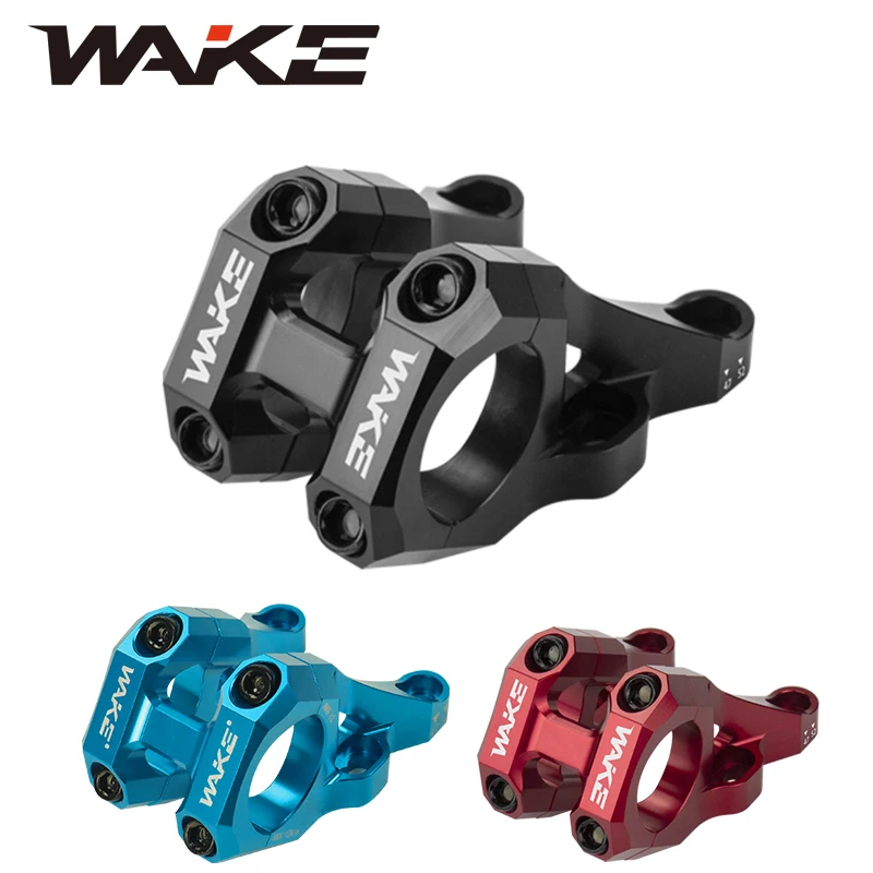 

Wake DH/AM/FR MTB Bike Stem CNC Aluminum Alloy Downhill Bicycle DIRECT MOUNT STEM Handlebar 31.8mm for BMX Cycling Ultralight