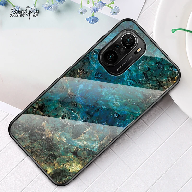 Poco X3 NFC X4 Pro Hülle DECLAREYAO Hartglasabdeckung für Xiaomi Poco F4 GT F3 F2 Pro M3 M4 Hülle Silikonrahmen Ultra Slim_voghion.com