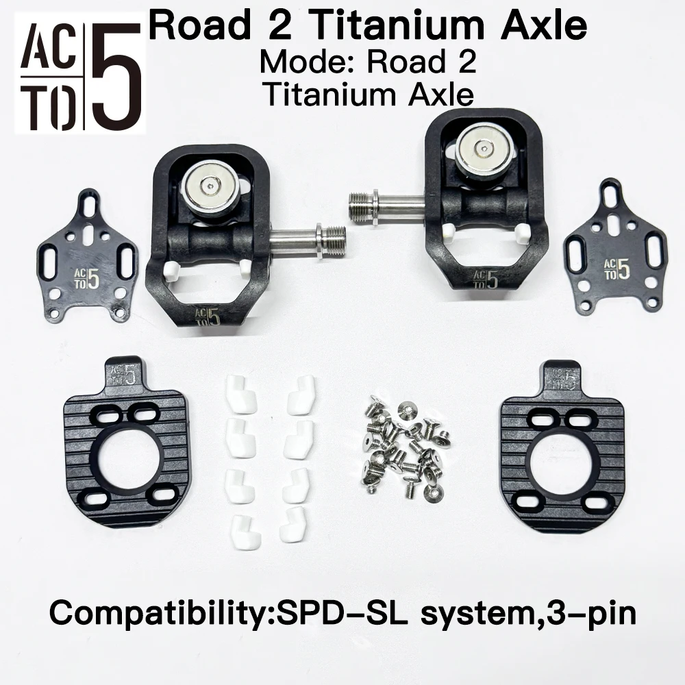Road Bicycle MTB Bike Pedals Magnetic Pedal 200n Titanium Spindle
