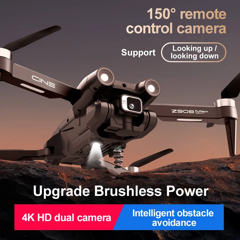 Lenovo Z908 Pro Max Drone Professional Brushless Motor 8K GPS Dual HD Aerial Photography FPV Obstacle Avoidance Quadrotor