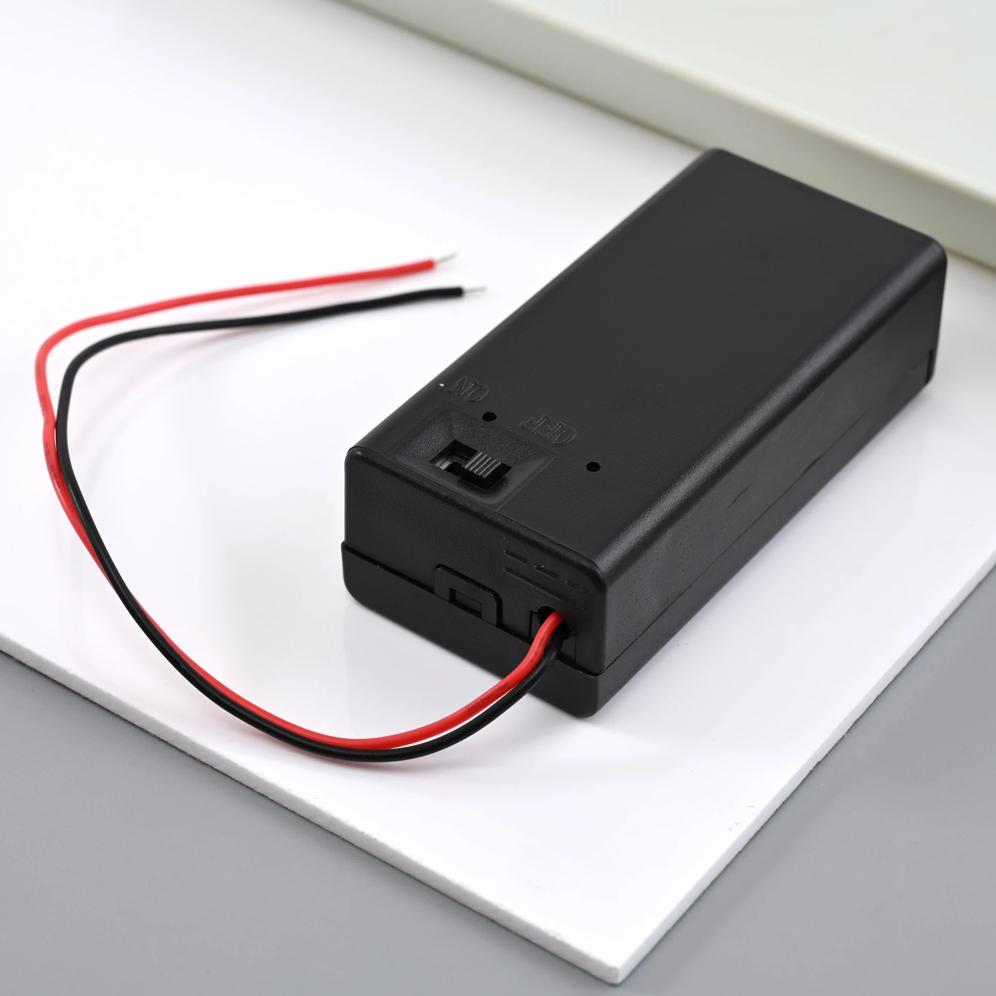9 Volt Box Pack Power Toggle 1pc 9V Battery Holder ON/OFF Switch Power Bank Case