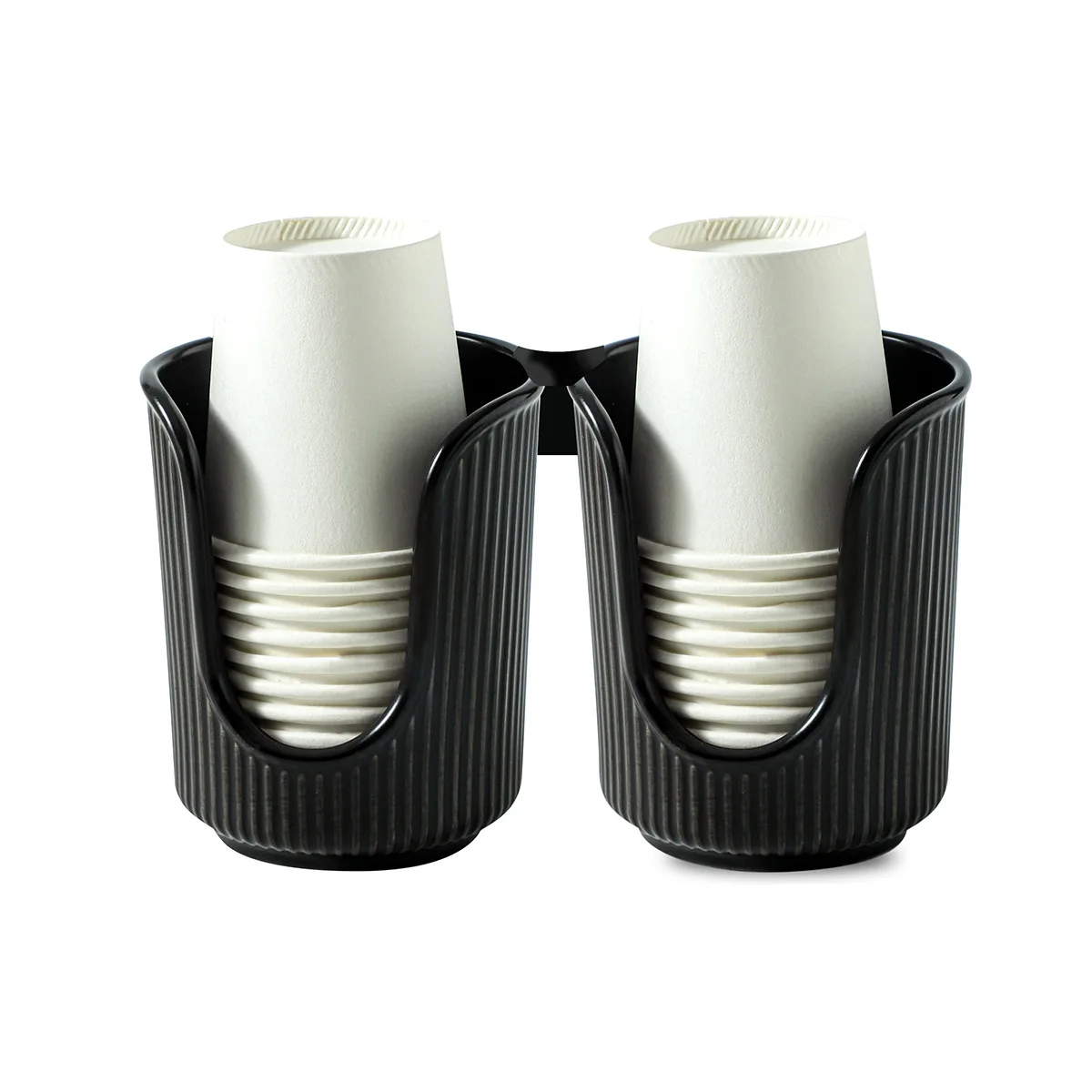 Disposable Paper Cup Holder Luxury Simple Space Save Plastic Multi-functional Desktop Cup Sorting Storage Rack Home Organizer