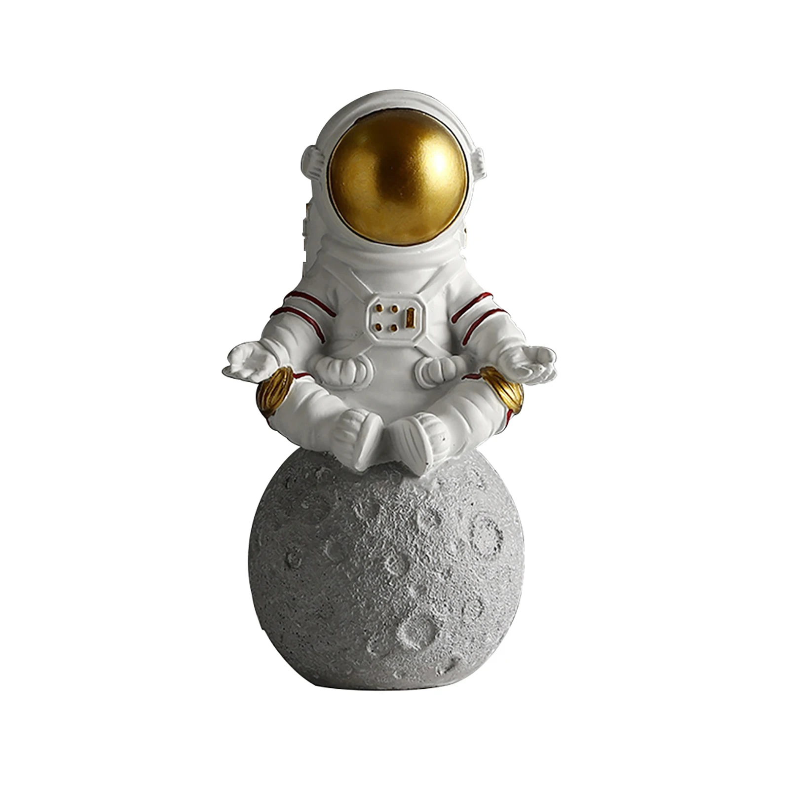 

Sculpture Astronaut Statues Home Decor Crafts Mini Dining Table Office Bedside Miniatures Desktop Accessories Figurine Ornament