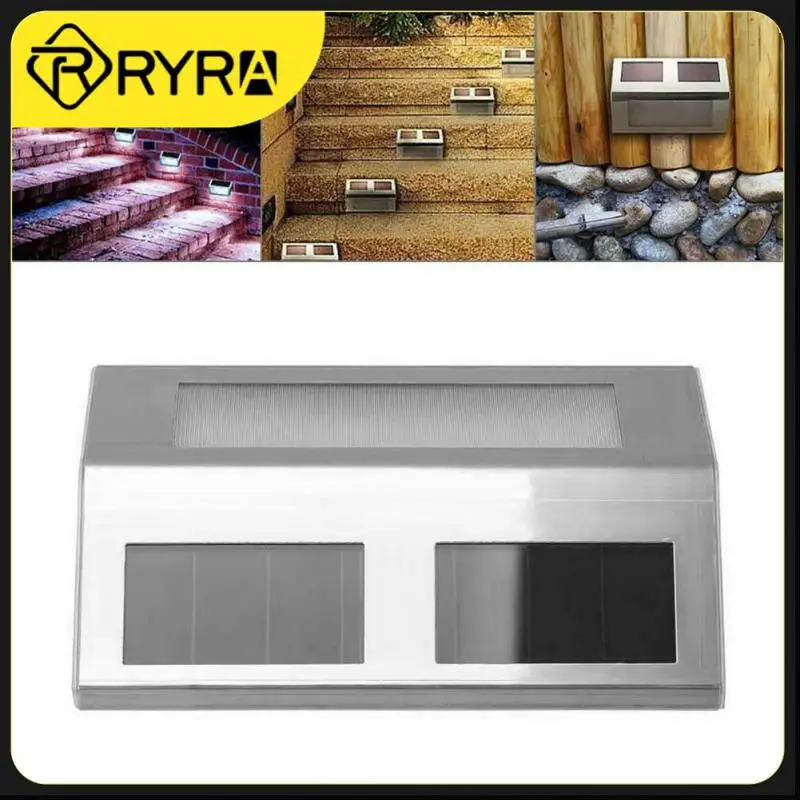 

Solar Door Wall Light Stainless Steel Automatic Sensor Staircase Lighting Durable Enough Waterproof Lighting Led Solar Lights