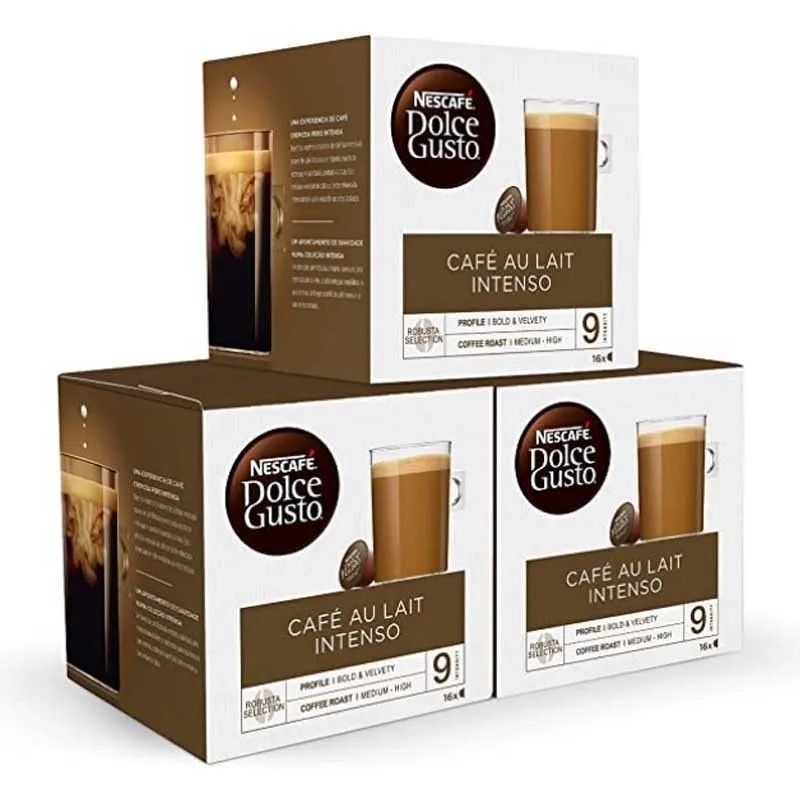 Café con Leche Intenso 48 cápsulas Dolce Gusto Nescafé 7613036146241 Raíz Inicio DOLCE GUSTO 12412560X3