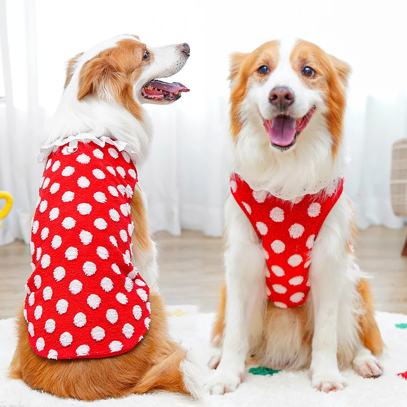 Sudadera con capucha de forro polar para perros abrigo invierno_voghion.com