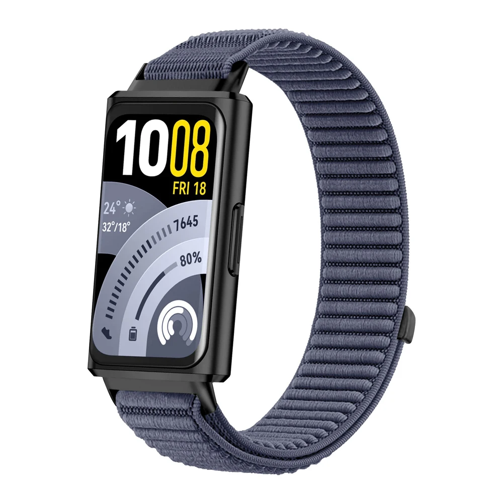 Breathable Nylon Loop Sport Strap for Smartwatch - Adjustable Bracelet