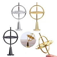 Metal Self-balancing Finger Gyroscope Anti-gravity Colorful Metal Gyro Adults Kids Decompression Stress Relief Spinning Toy 1