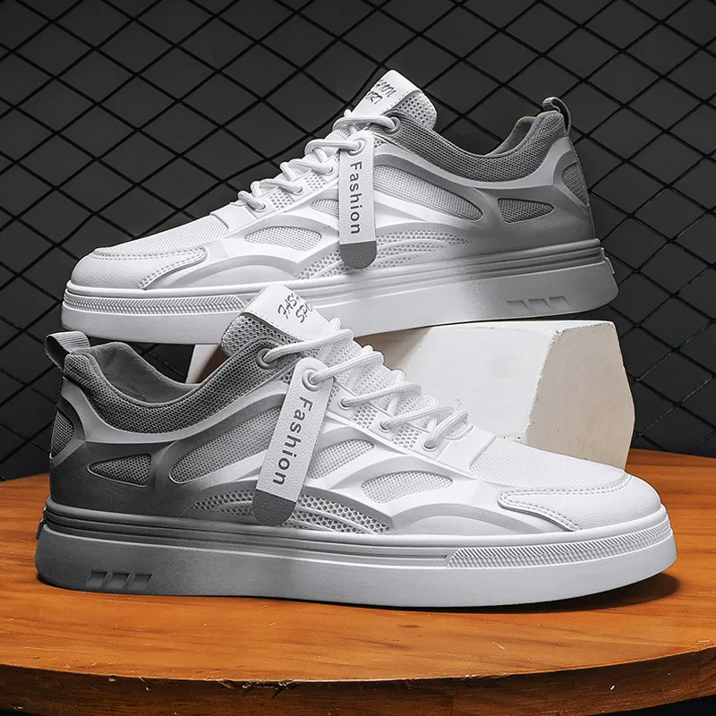 

Casual Shoes Autumn Men Spring Men Sneakers Light Shoes Men Vulcanize Shoes White All-match Shoes Male Flats Lace-up Platform