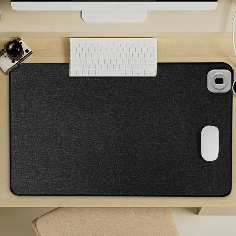 Heated Desk Pad Electric Warm Desk Mat Adjustable Temperature USB Heated Mat Thermostatically Digital Display Electric Warm