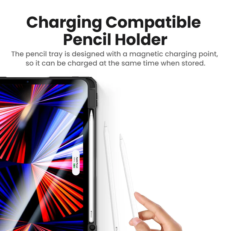 Ugreen-capa Protetora para Ipad Smart Cover com Fecho Porta-lápis Ipad Pro 13 11 2024 Air - Imagem 4