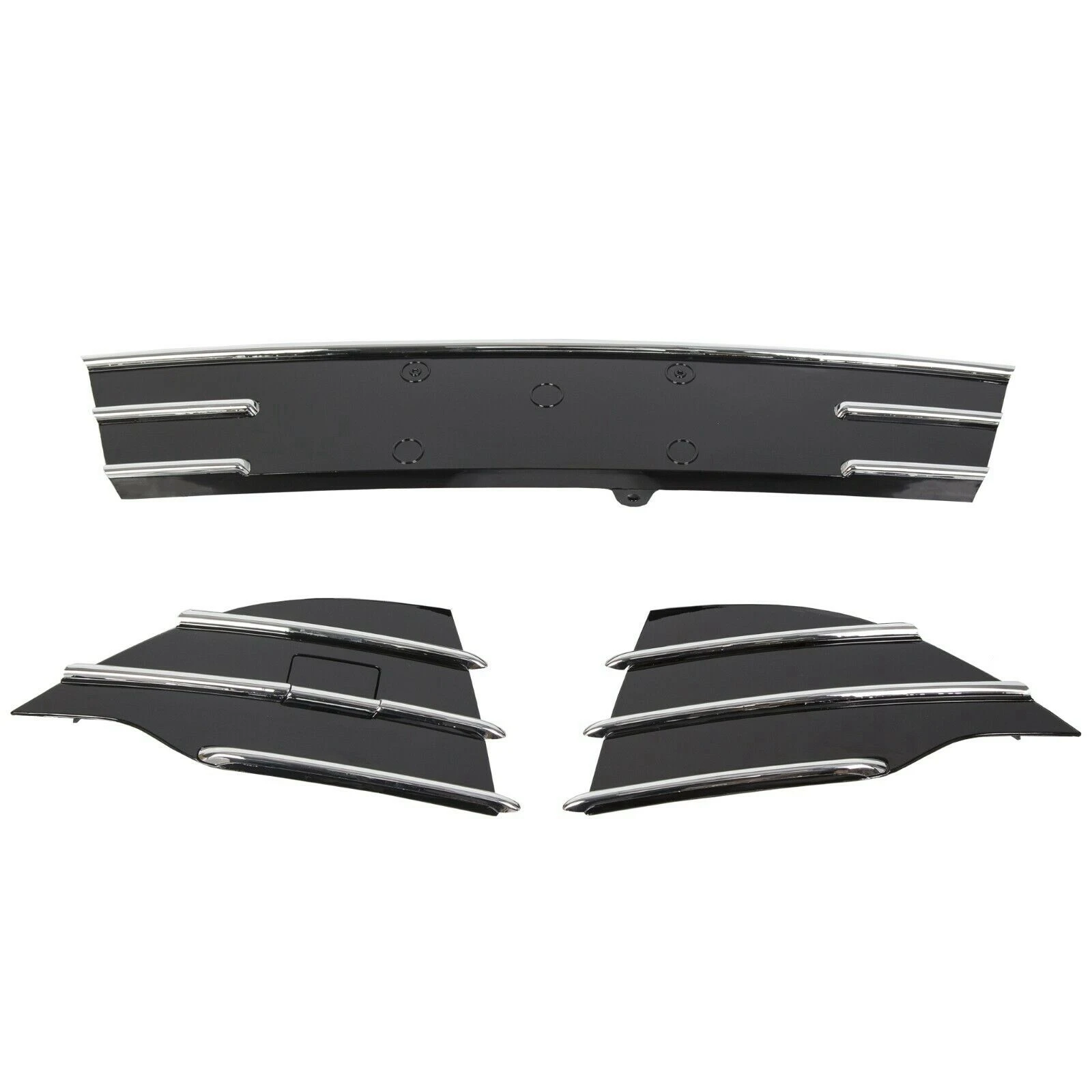 

Chrome Front Bumper Grille Lower Grill Cover 3PCS for Ford Escape 2013-2016 CJ5Z17K945AA CJ5Z17E811AA CJ5Z17E810AA